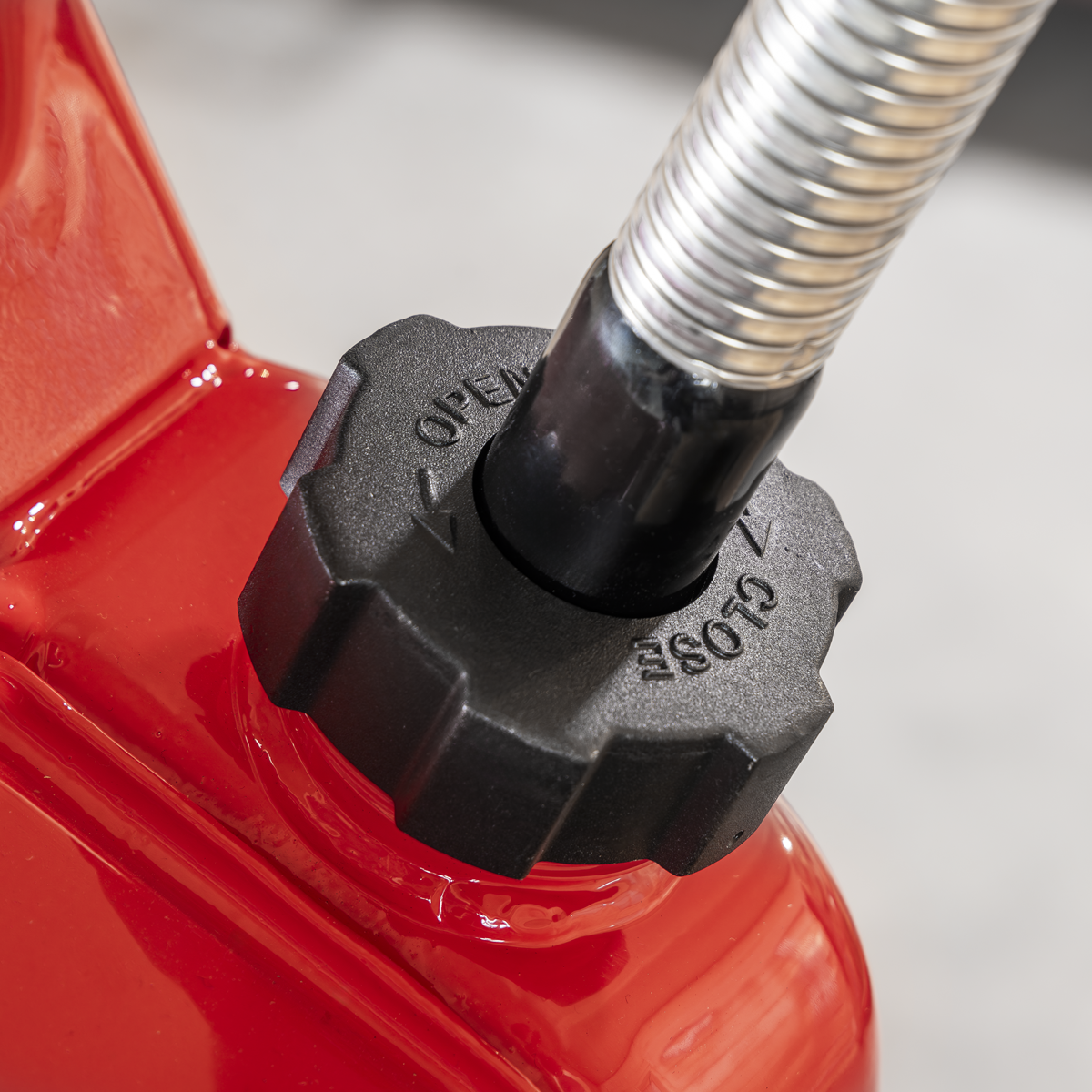 Flexi Pouring Spout for Screw Cap Jerry Cans - Red