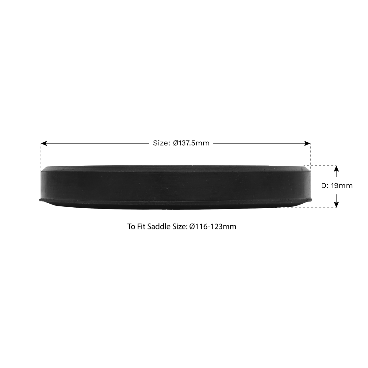 Safety Rubber Jack Pad - Type A JP06