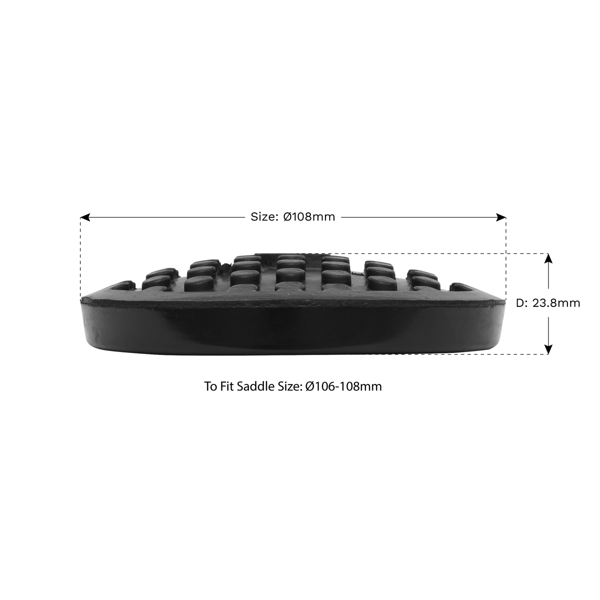 Safety Rubber Jack Pad - Type C JP10