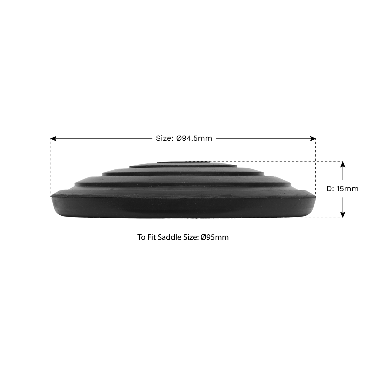 Safety Rubber Jack Pad - Type C JP13
