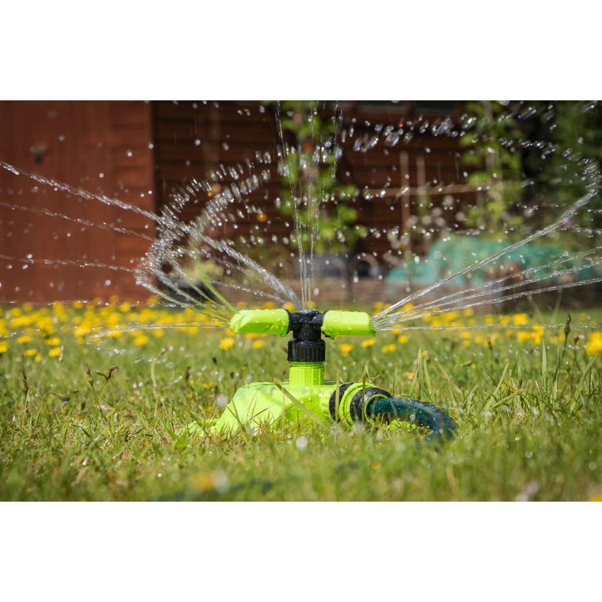 Adjustable Rotating Garden Sprinkler 3-Arm