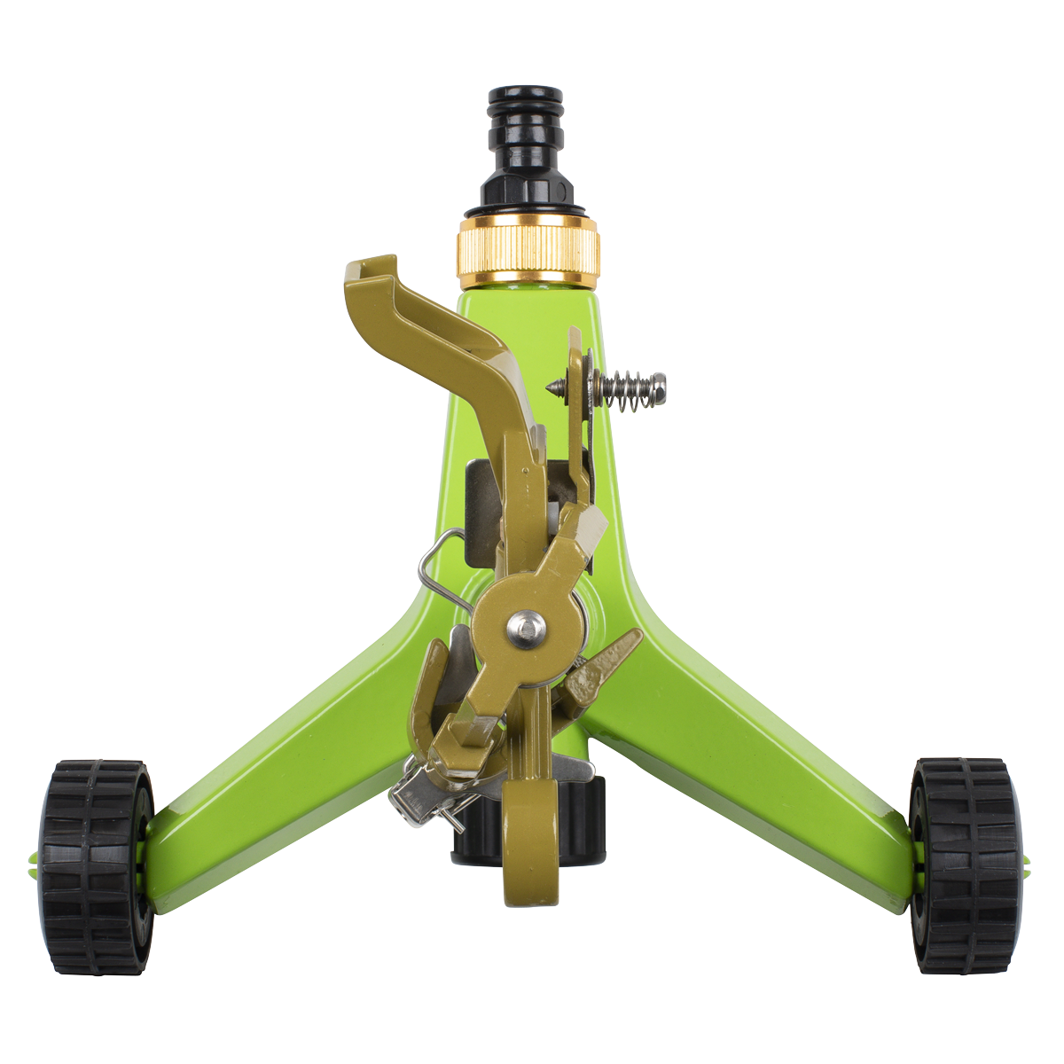 Pulsating Sprinkler with Metal Wheeled Base