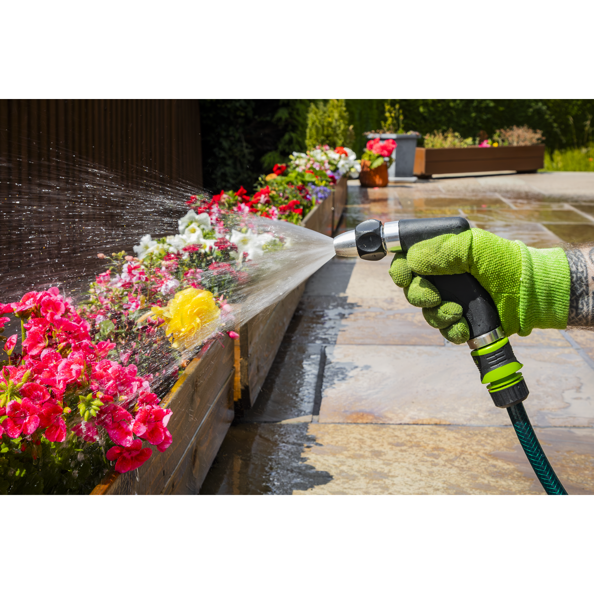 Adjustable Spray Gun With Soft Grip Handle