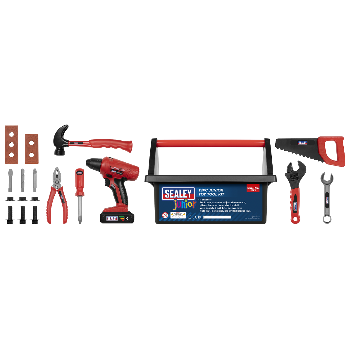 Junior Toy Tool Set 19pc
