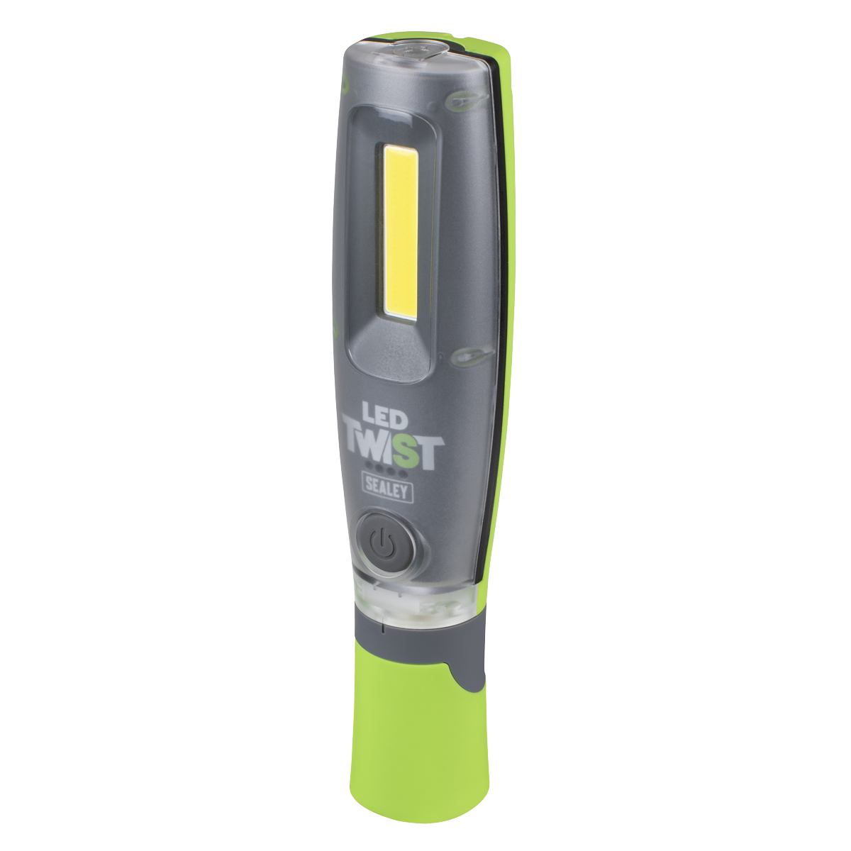 Rechargeable Inspection Light 16W COB & 1W SMD LED - Green - Display Box of 12