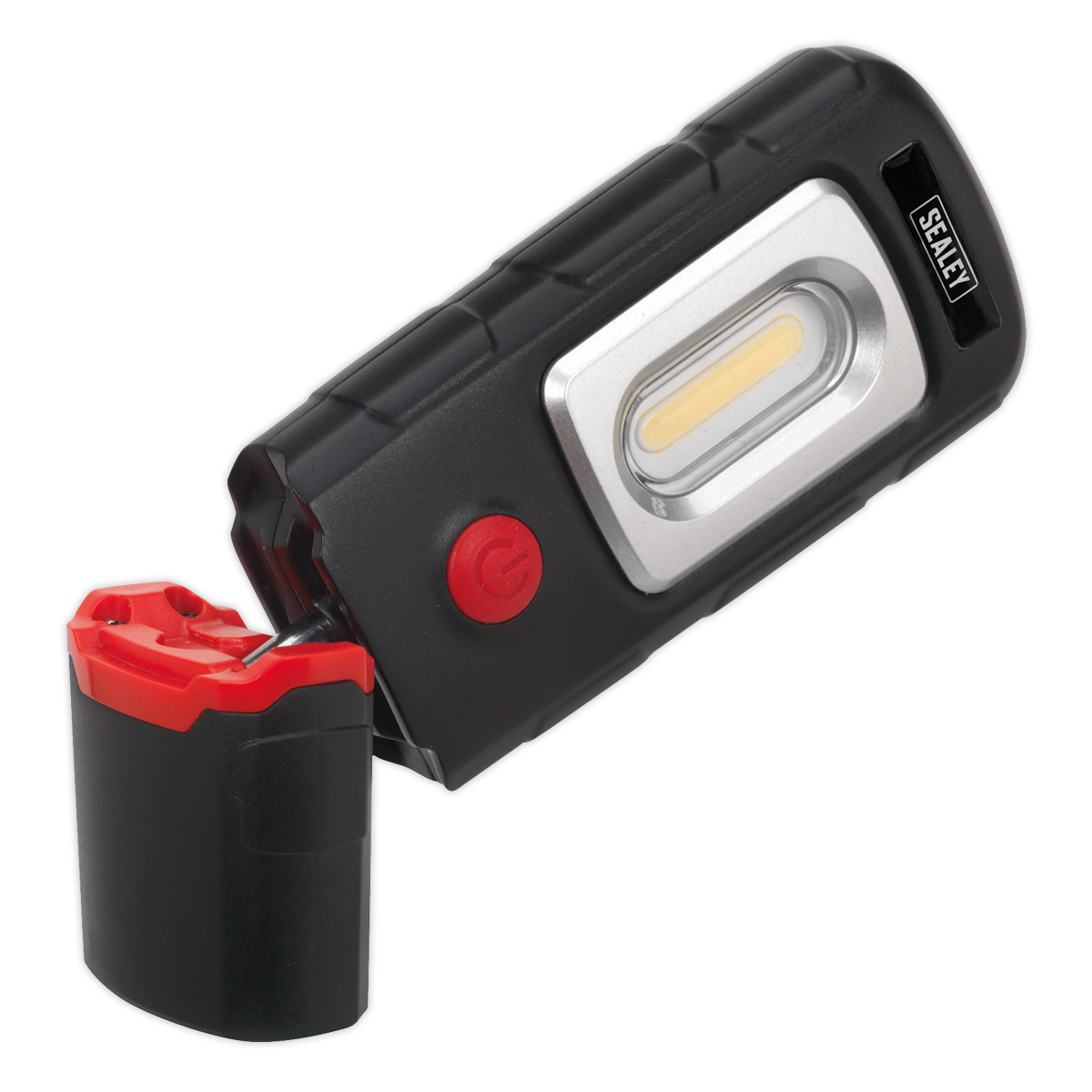 Rechargeable 360° Inspection Light 3W COB & 1W SMD LED - Black