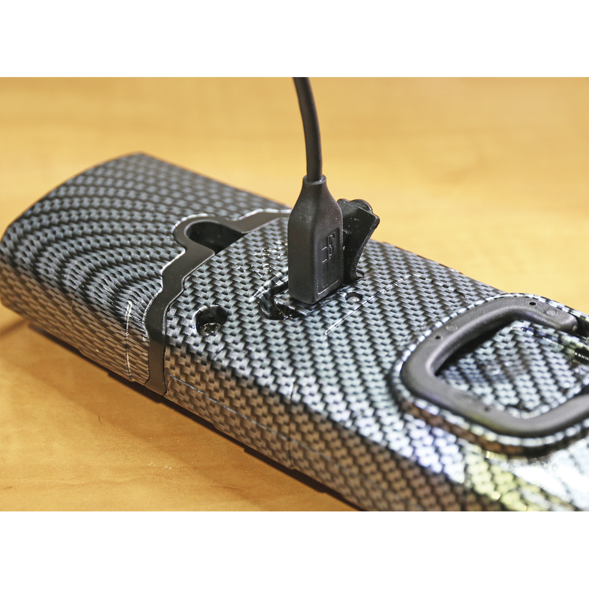 Rechargeable 360° Inspection Light 3W COB & 1W SMD LED - Carbon Fibre Effect