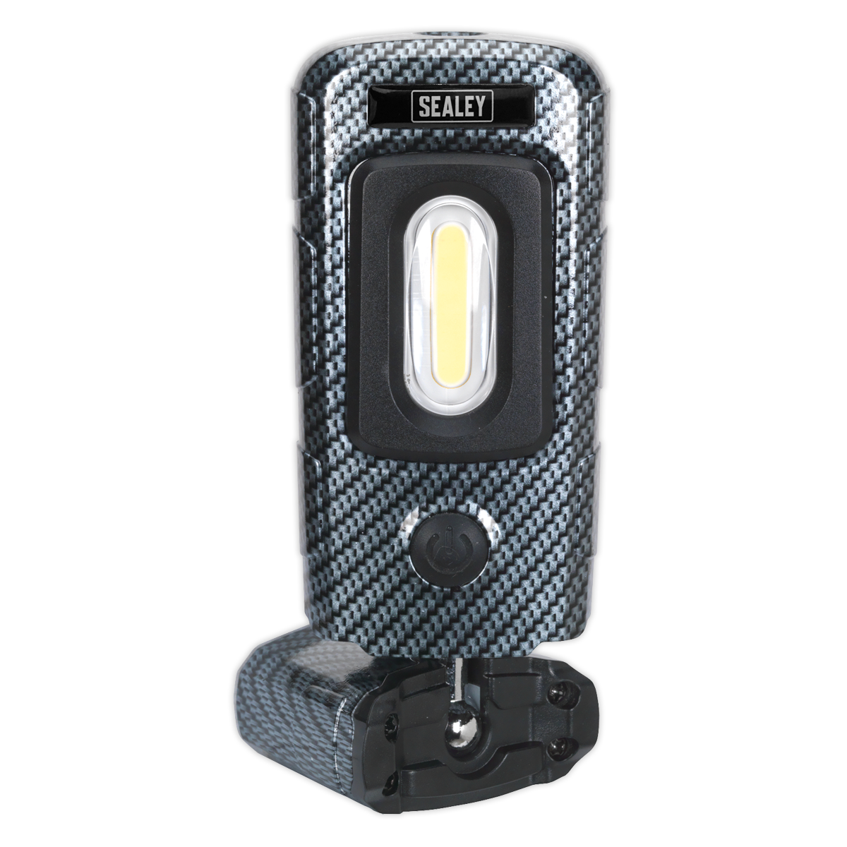 Rechargeable 360° Inspection Light 3W COB & 1W SMD LED - Carbon Fibre Effect