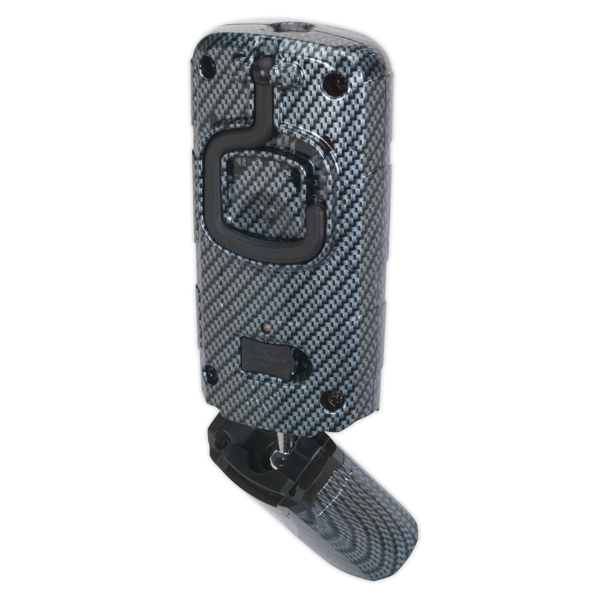 Rechargeable 360° Inspection Light 3W COB & 1W SMD LED - Carbon Fibre Effect