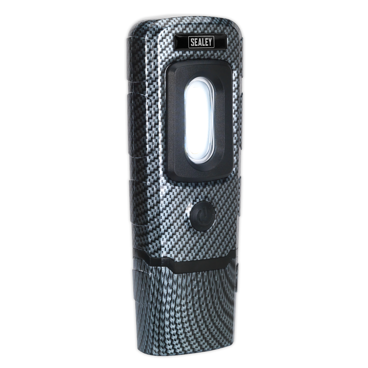 Rechargeable 360° Inspection Light 3W COB & 1W SMD LED - Carbon Fibre Effect