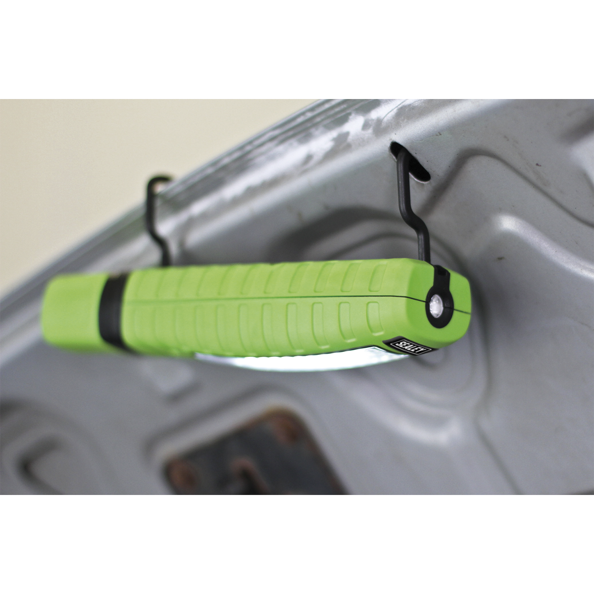 Rechargeable 360° Inspection Light 8W & 3W SMD LED - Green