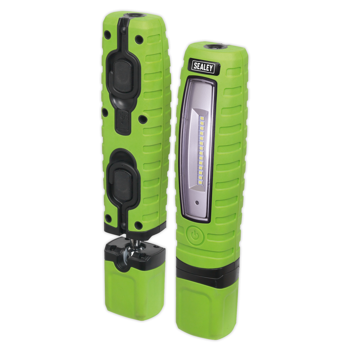Rechargeable 360° Inspection Light 8W & 3W SMD LED - Green
