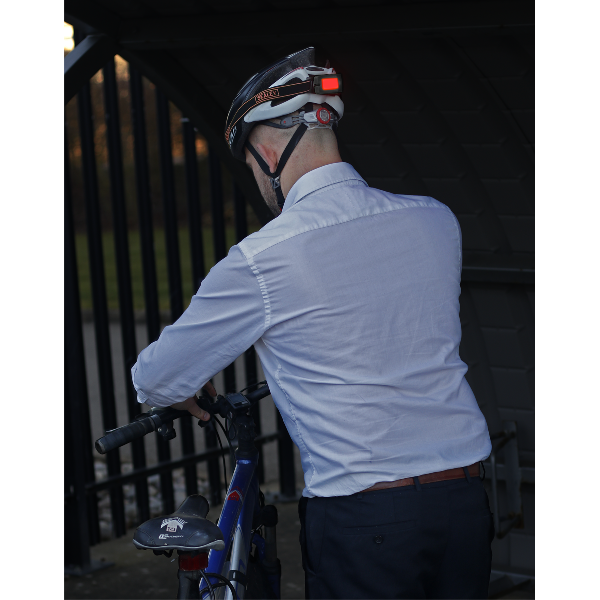 Rechargeable Head Torch with Auto-Sensor 2W COB LED