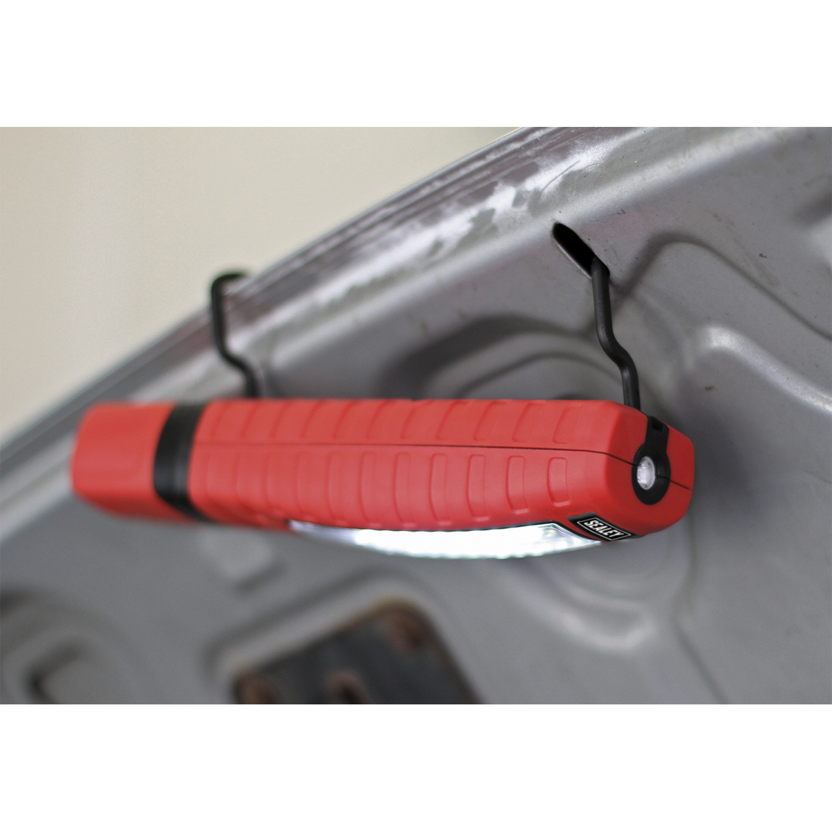 Rechargeable 360° Inspection Light 8W & 3W SMD LED - Red
