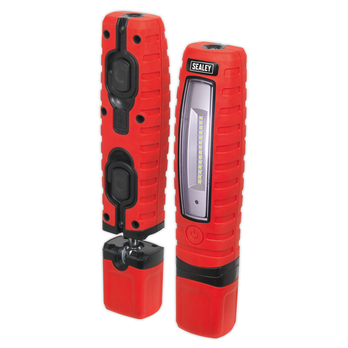 Rechargeable 360° Inspection Light 8W & 3W SMD LED - Red