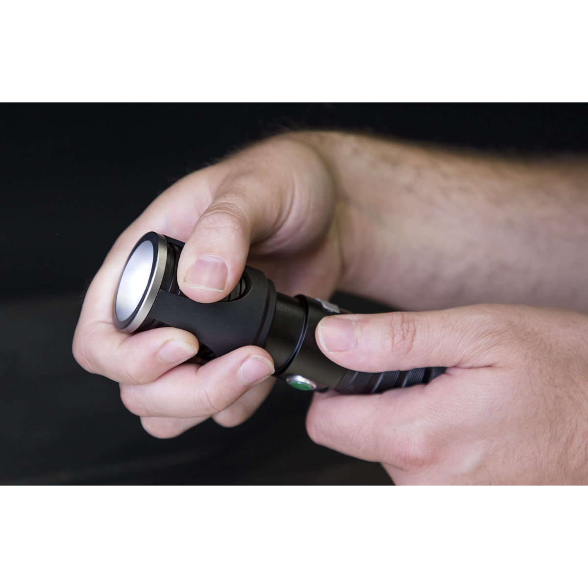 Rechargeable Aluminium Torch with Adjustable Focus