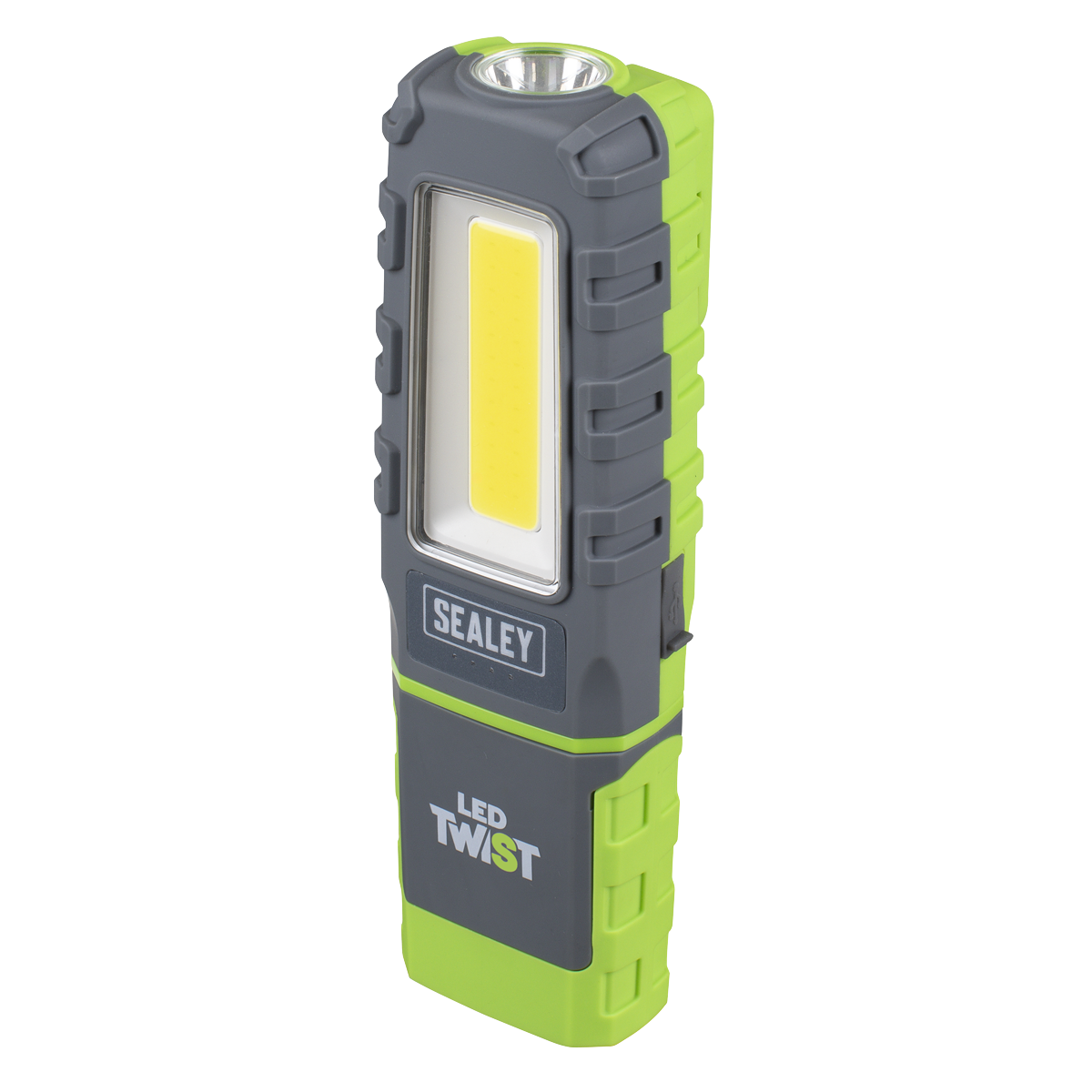LED Twist Rechargeable Inspection Light, Green - Box of 12