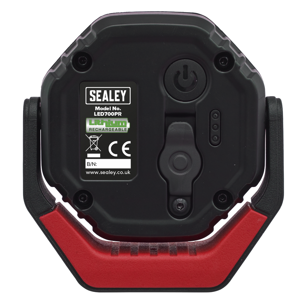 Rechargeable 360° Pocket Floodlight with Magnet 7W COB LED - Red