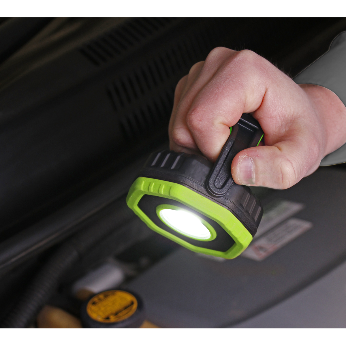 Rechargeable 360° Pocket Floodlight with Magnet 7W COB LED - Green