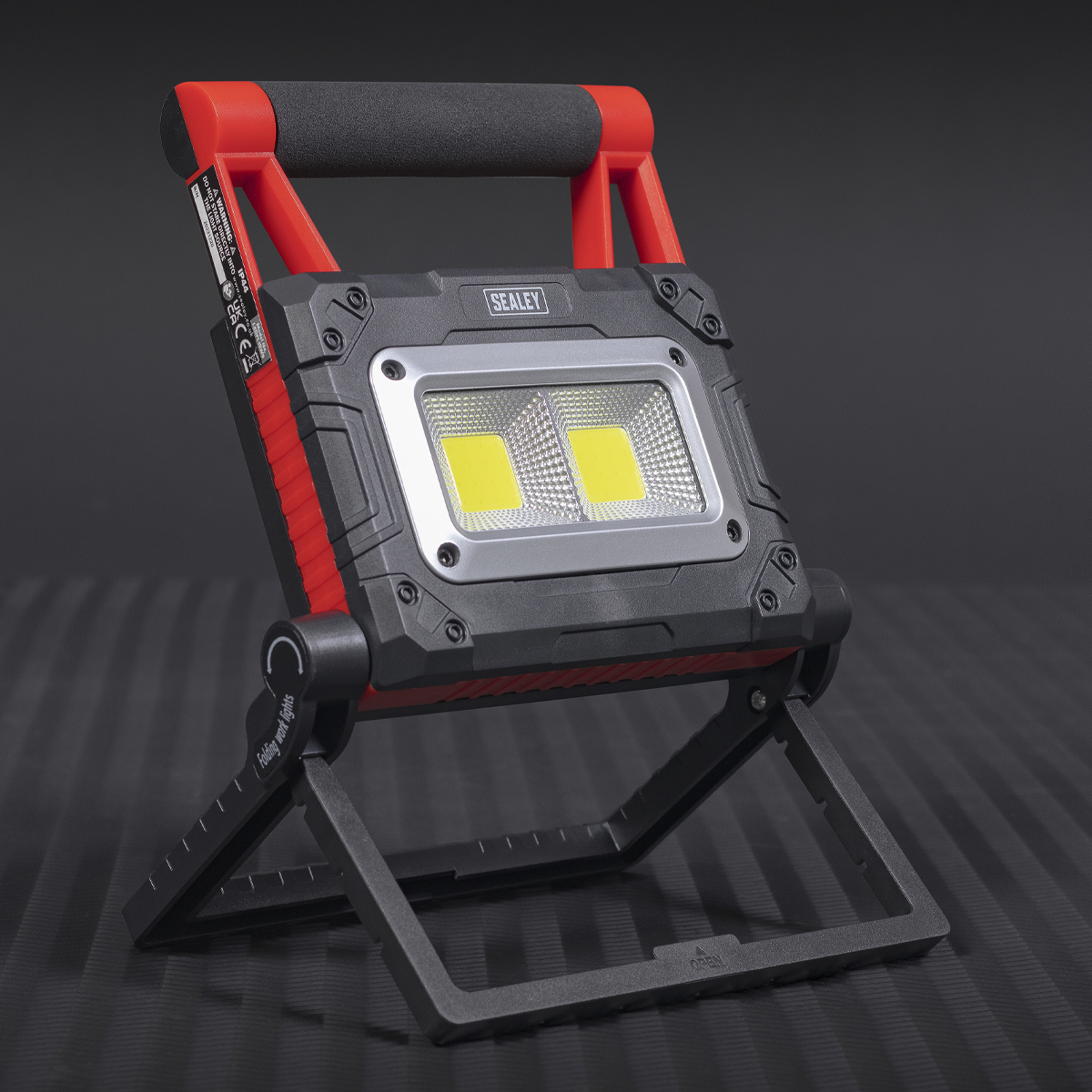 Rechargeable Solar Powered Portable Floodlight 15W COB LED