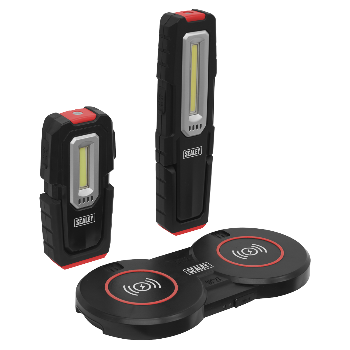 Inspection Light with Double Wireless Charging Base 3W & 5W COB LED