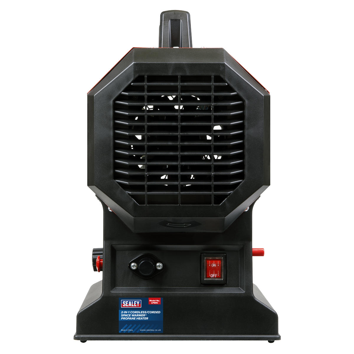 Space Warmer® Propane Heater 30,000-68,000Btu/hr (9-20kW) 230V with 20V 4Ah Kit