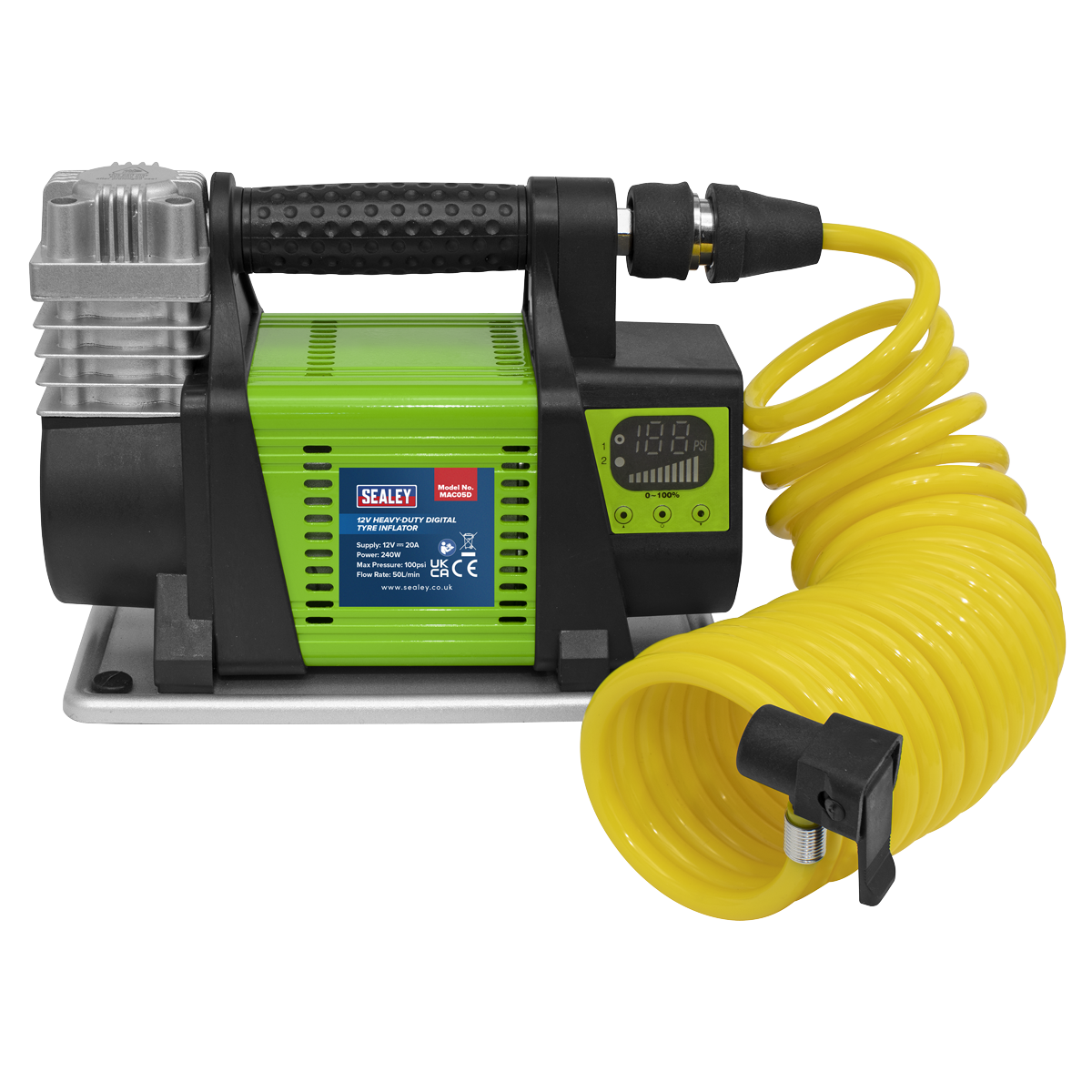 Heavy-Duty Digital Tyre Inflator 12V