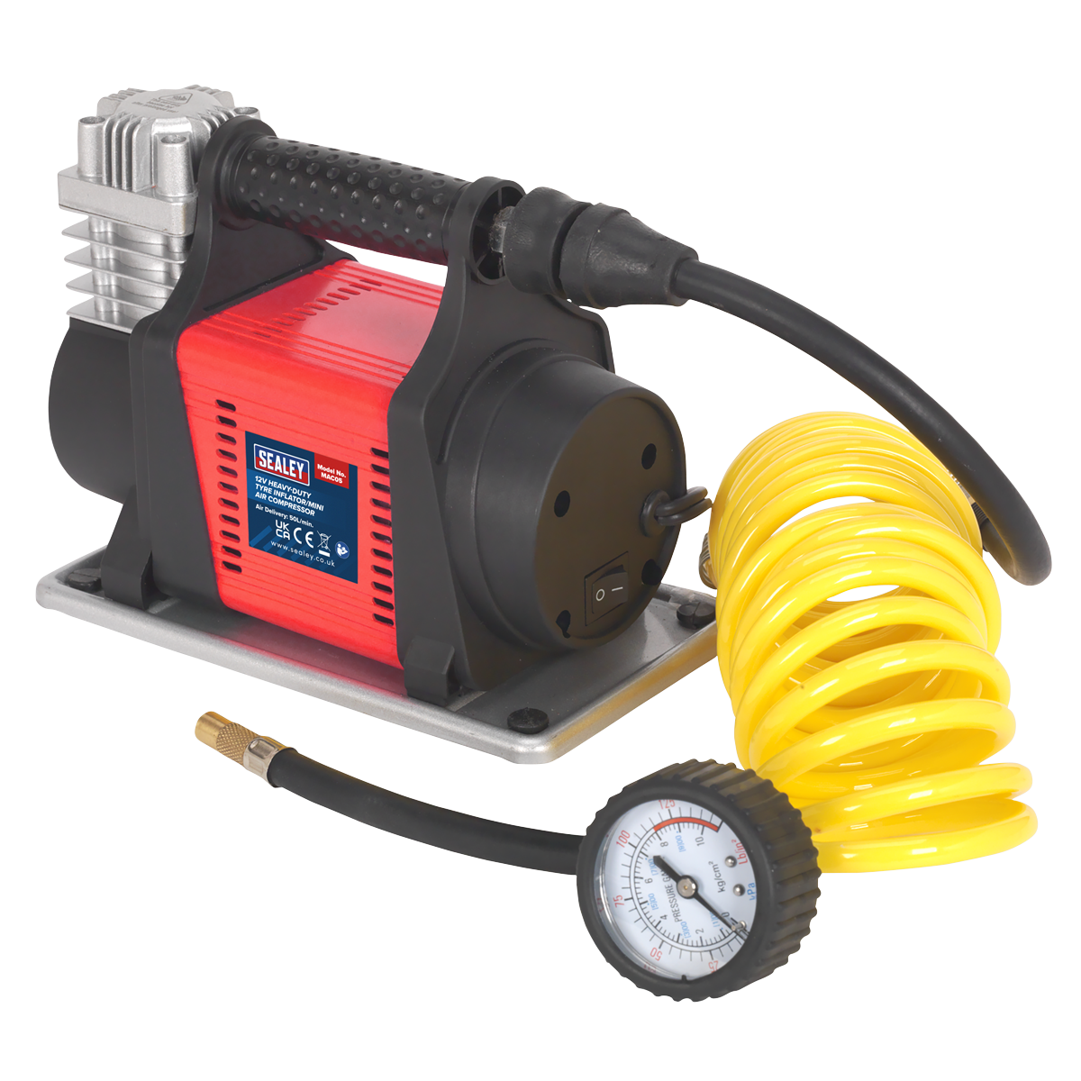 Heavy-Duty Tyre Inflator/Mini Air Compressor 12V