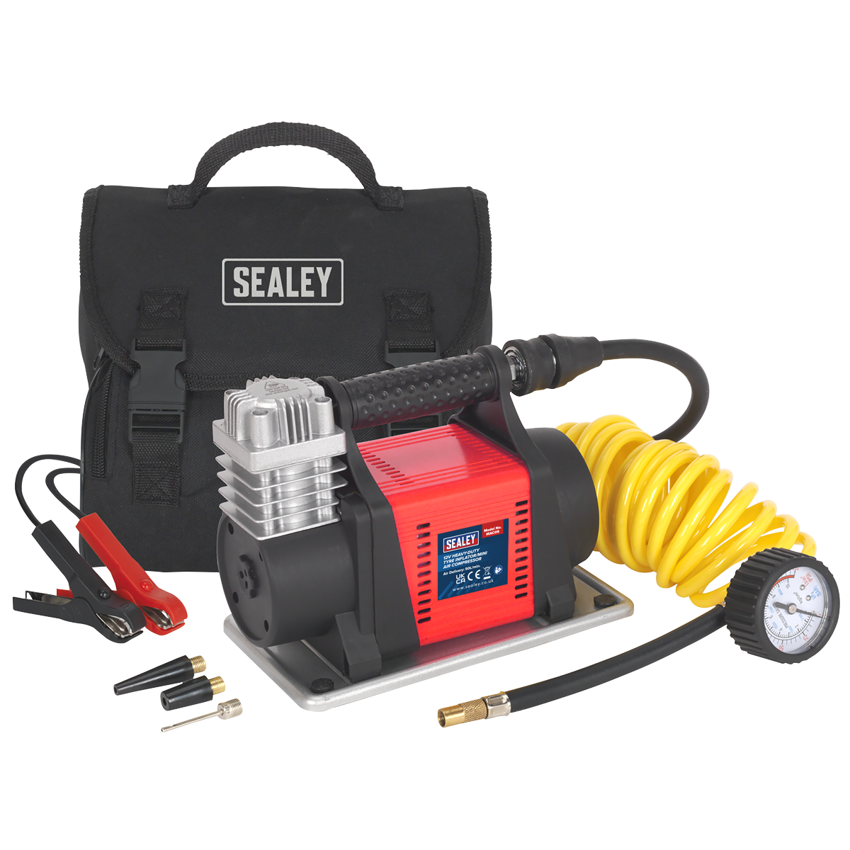 Heavy-Duty Tyre Inflator/Mini Air Compressor 12V