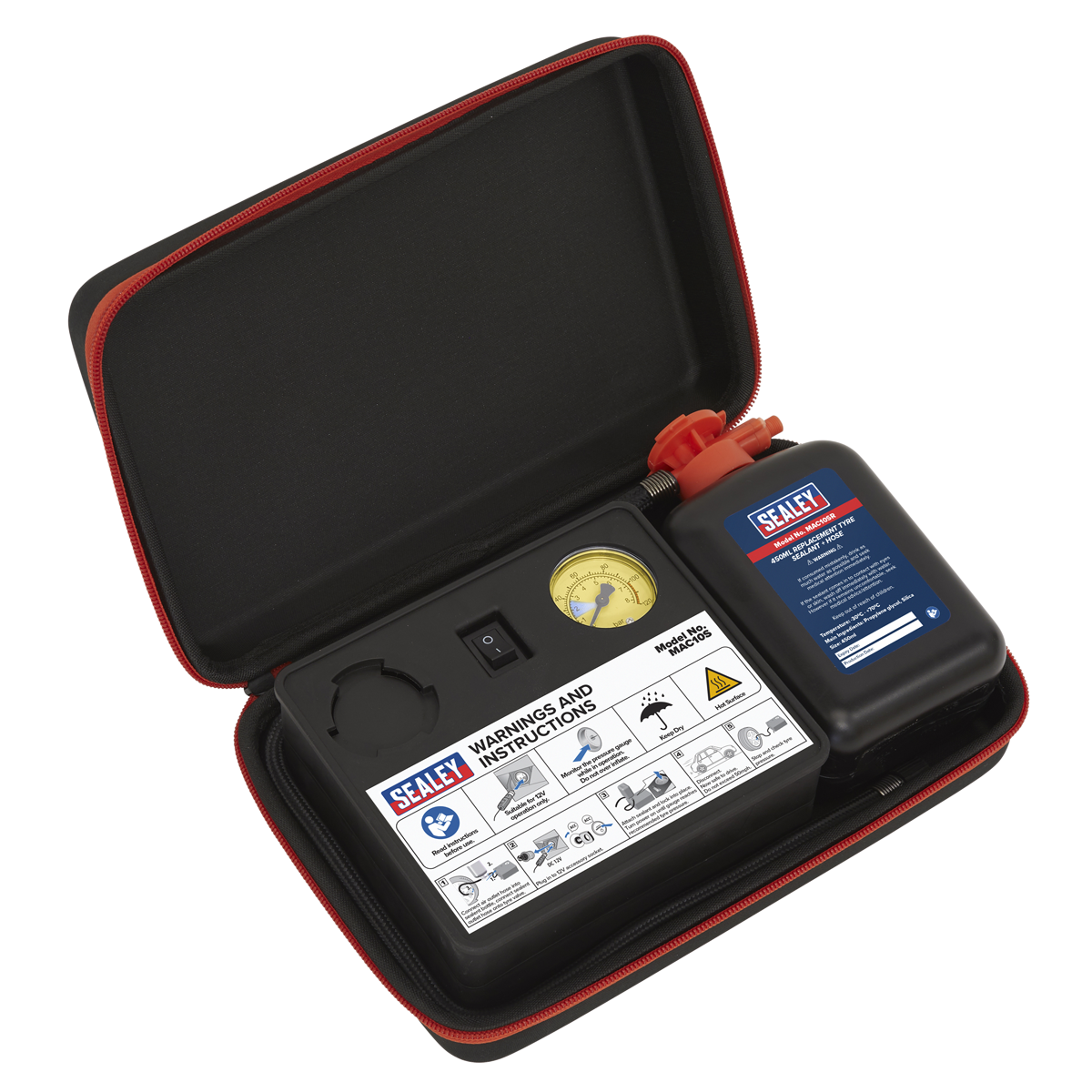 Tyre Inflator & Emergency Puncture Sealant Kit 12V