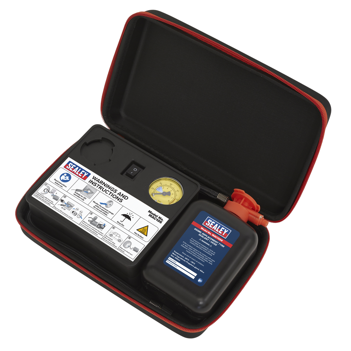 Tyre Inflator & Emergency Puncture Sealant Kit 12V