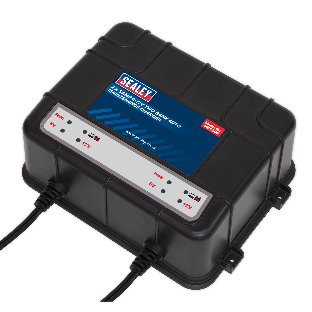 6/12V 2 Bank Auto Maintenance Charger 10A (2 x 5A)