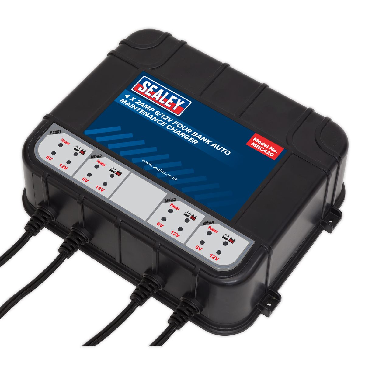 6/12V 4 Bank Auto Maintenance Charger 8A (4 x 2A)
