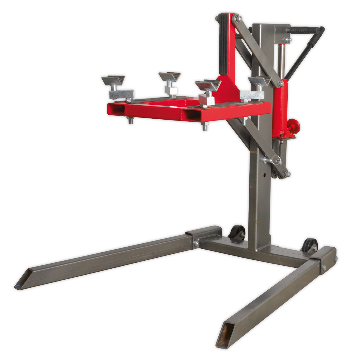 Single Post Hydraulic Portable Motorcycle Lift 450kg Capacity