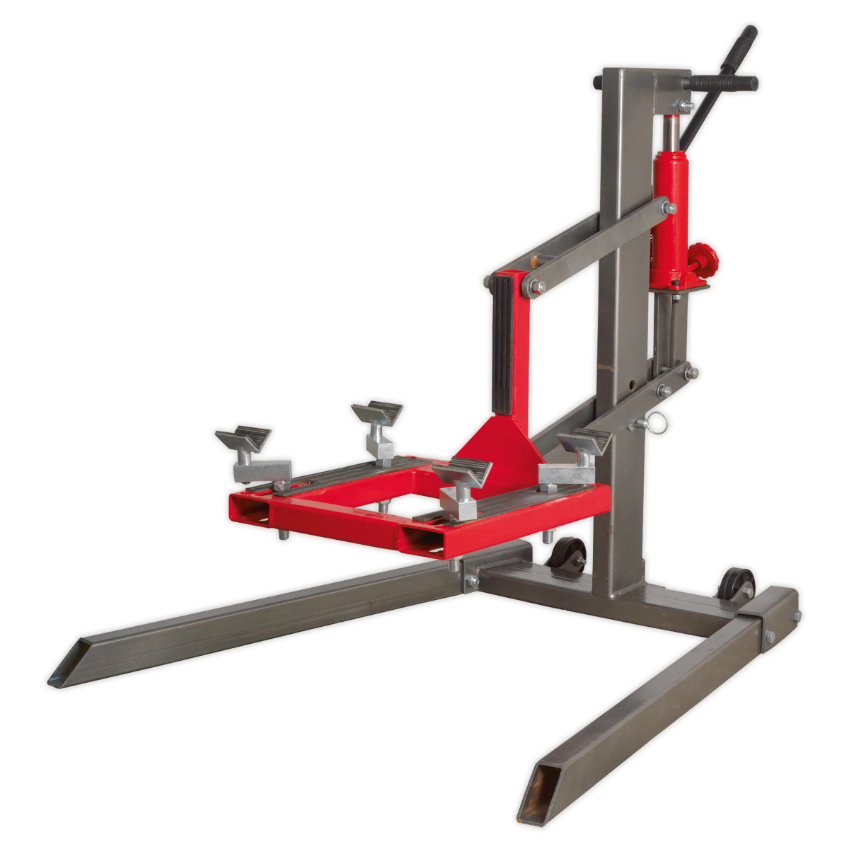 Single Post Hydraulic Portable Motorcycle Lift 450kg Capacity
