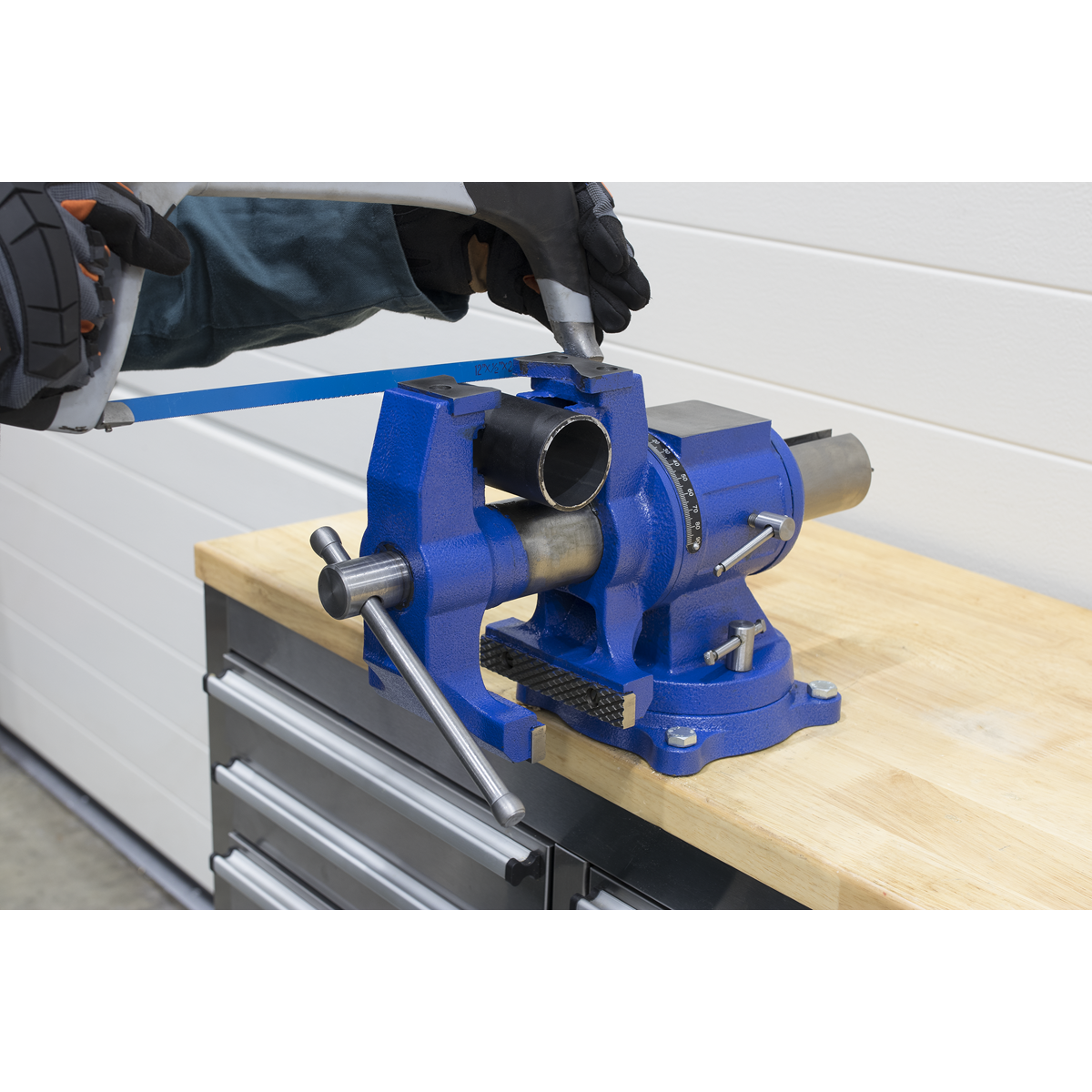 Multifunction Cast Iron Vice with Swivel Base 150mm