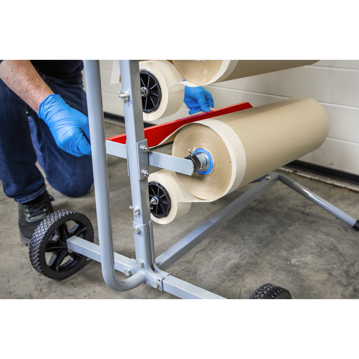 Masking Paper Dispenser Tree 2 x 300mm & 2 x 450mm Rolls