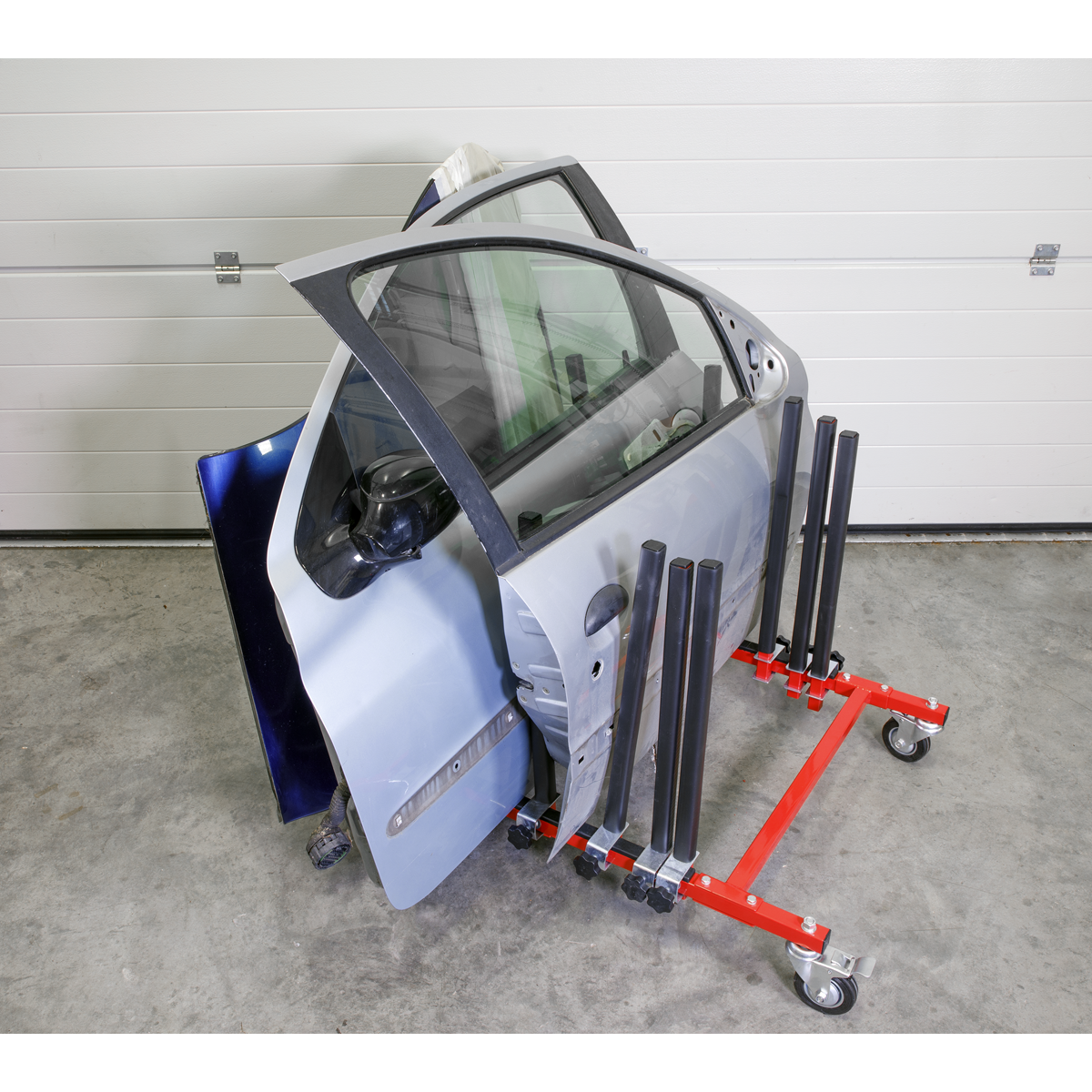 5 Panel Mobile Storage Rack