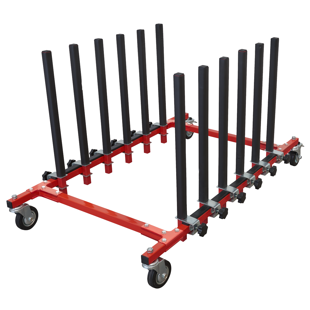 5 Panel Mobile Storage Rack