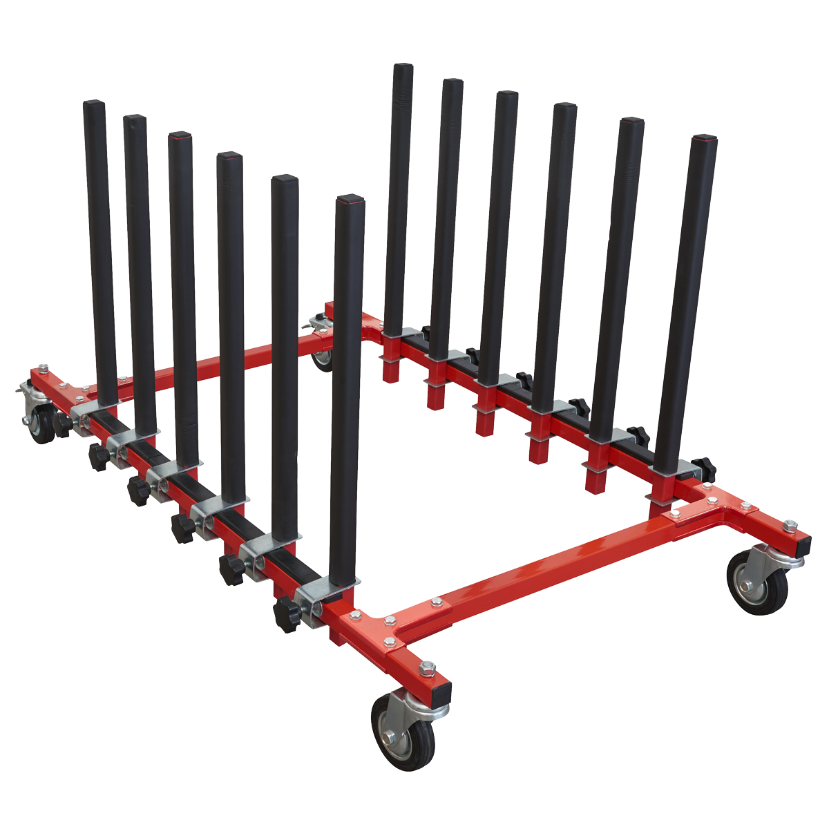 5 Panel Mobile Storage Rack