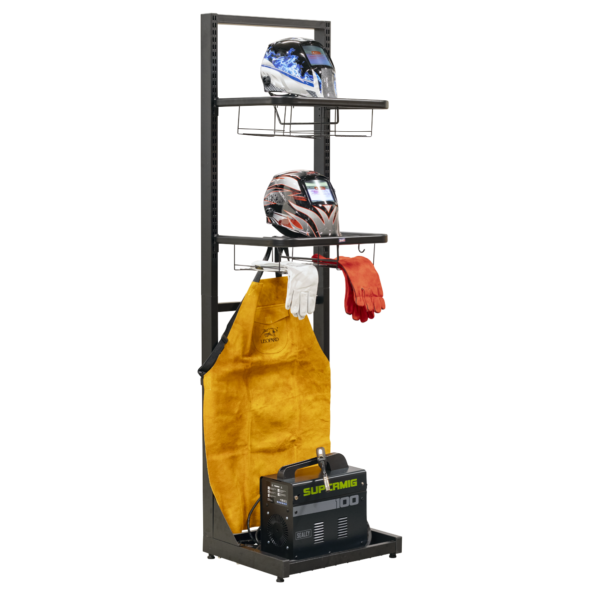 Motorcycle Helmet & Gear Tidy, Freestanding