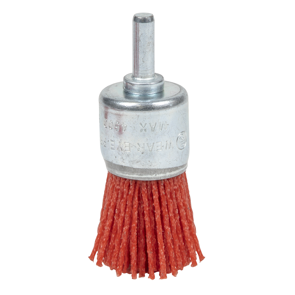 25mm Nylon Filament End Brush with 6mm Shaft