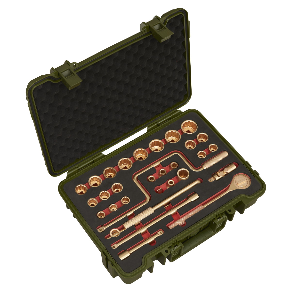 Premier Non-Sparking Socket Set 1/2"Sq Drive 31pc
