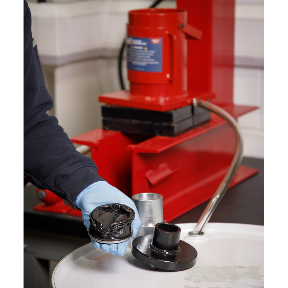 Oil Filter Crushing Unit