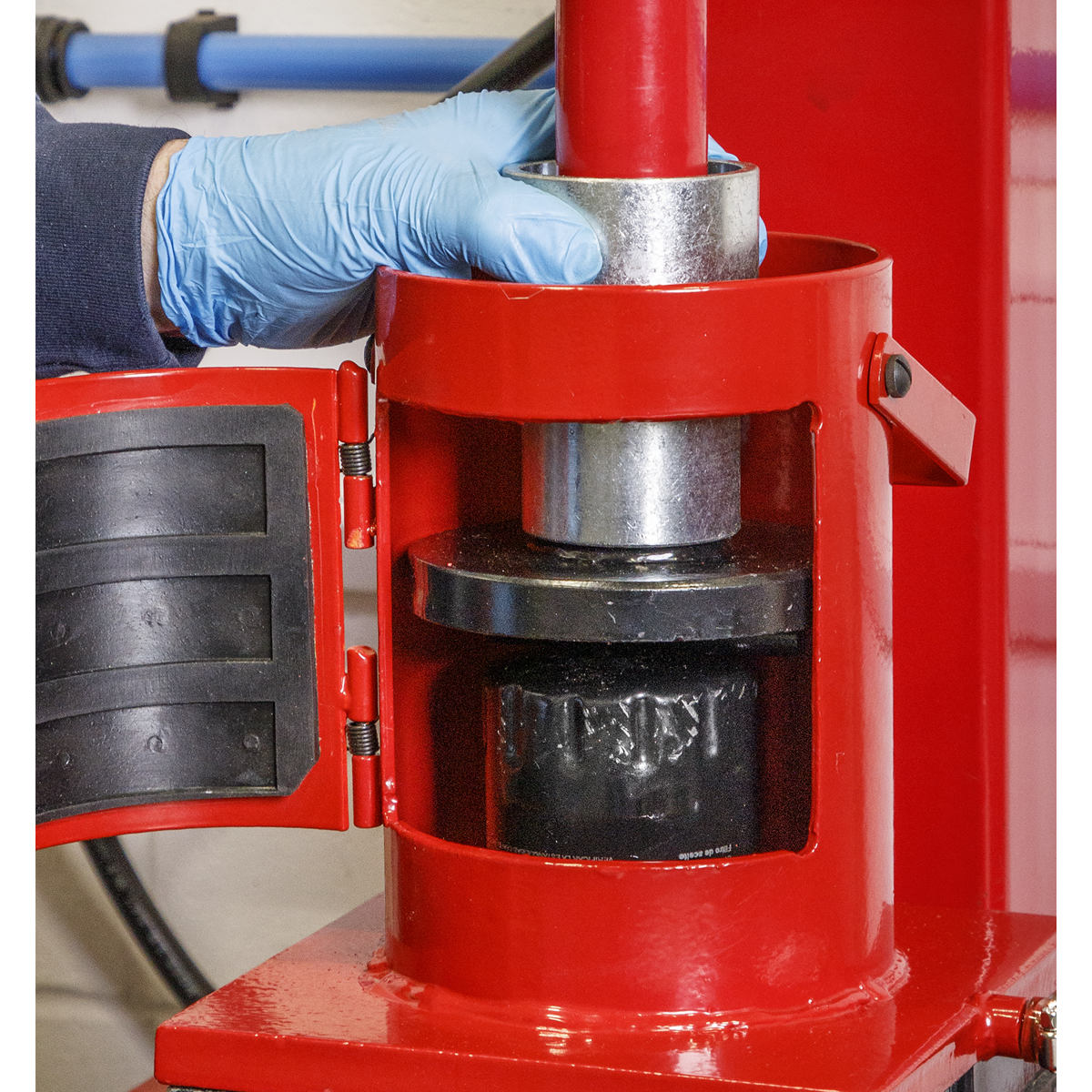 Oil Filter Crushing Unit