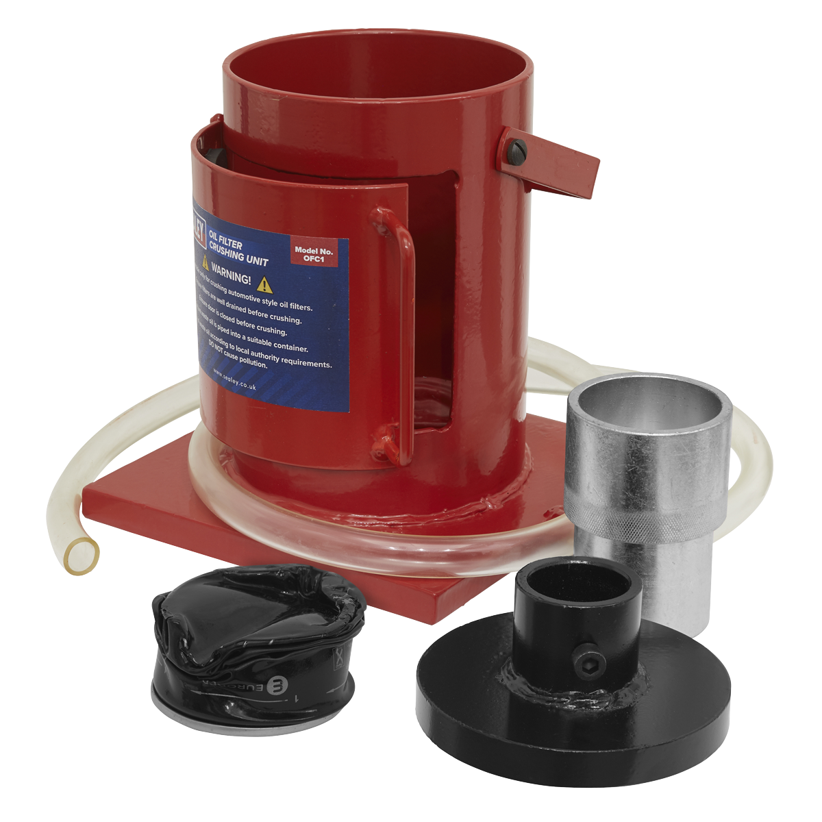 Oil Filter Crushing Unit