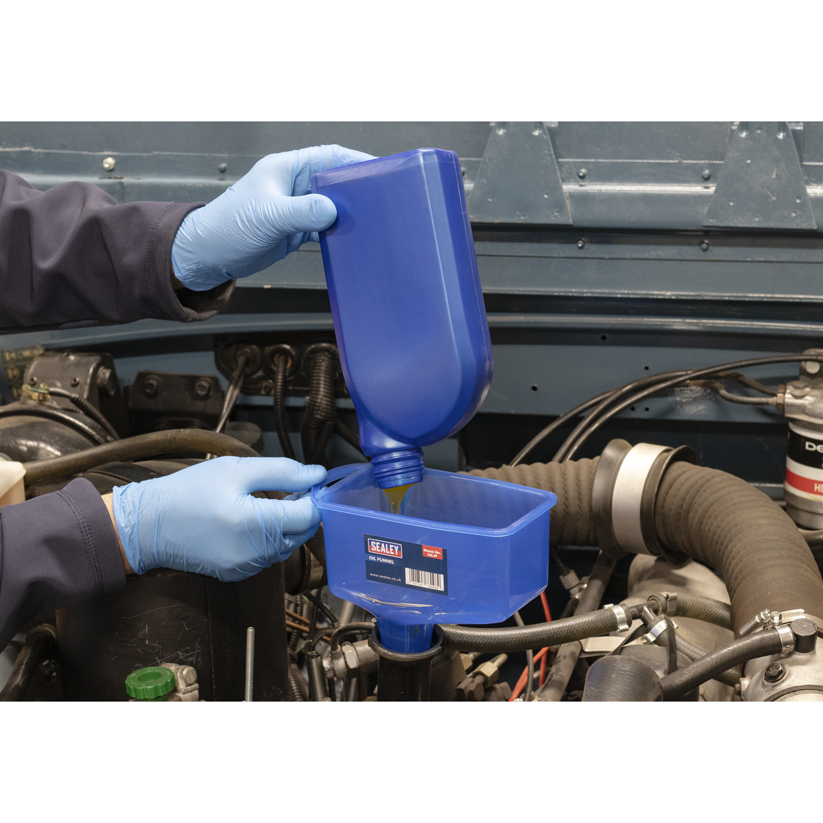 Square Oil Funnel