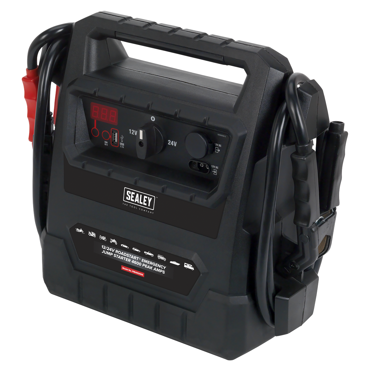 12/24V RoadStart® Emergency Jump Starter 4600 Peak Amps - DEKRA Approved
