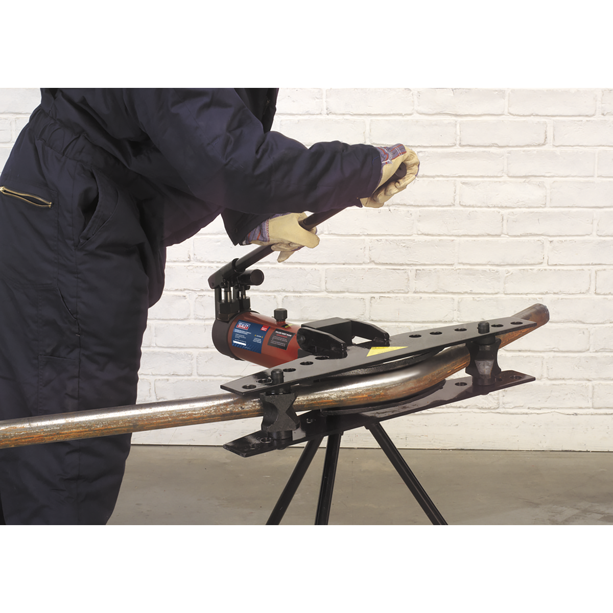 Industrial Hydraulic Pipe Bender with Stand