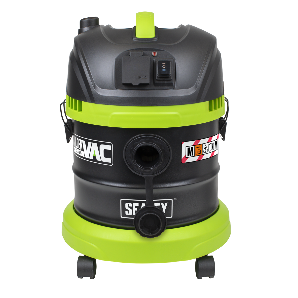 BuilderVac® Wet & Dry Vacuum Cleaner 15L Stainless Steel Drum M Class Filtration